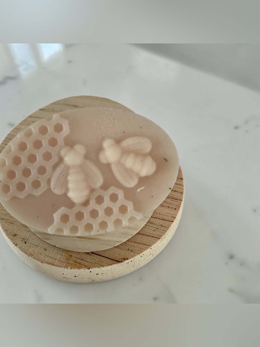 Shea butter caramel popcorn handmade soap bar (1 bar) - Picture 3 of 6